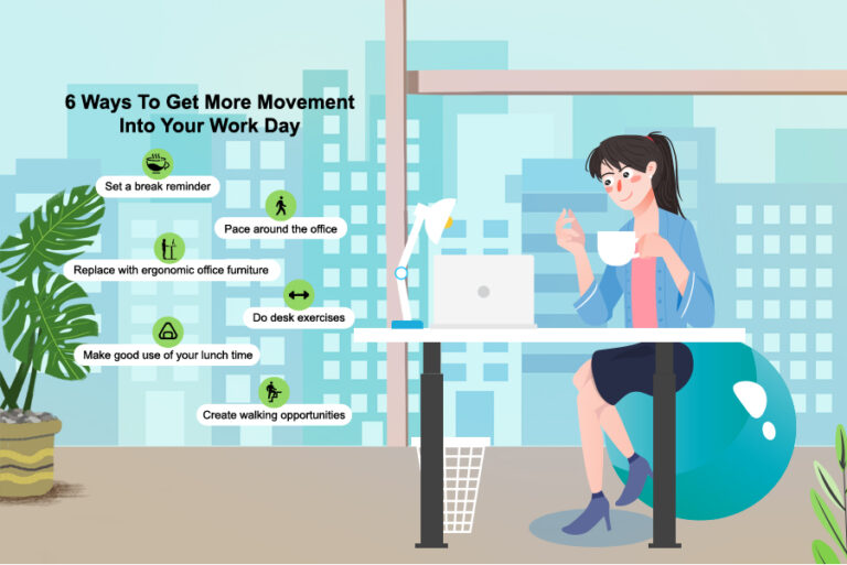 6 Ways To Get More Movement Into Your Work Day Aoke